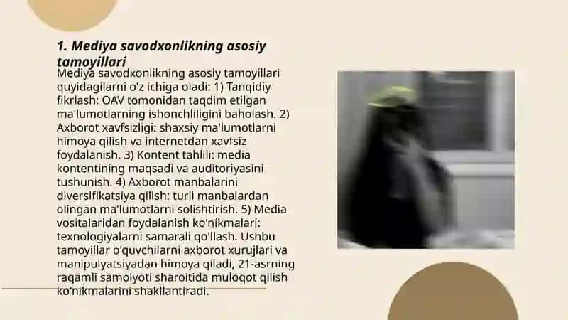 Mediya savodxonlik boyicha tuwuncha 3
