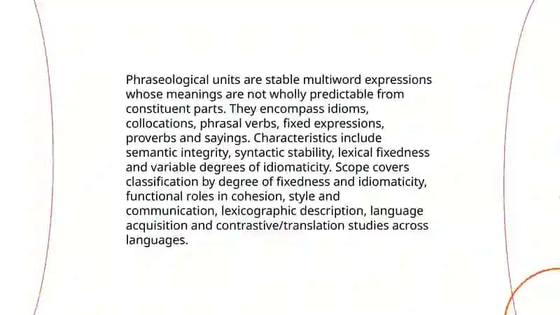 Phraseology 3