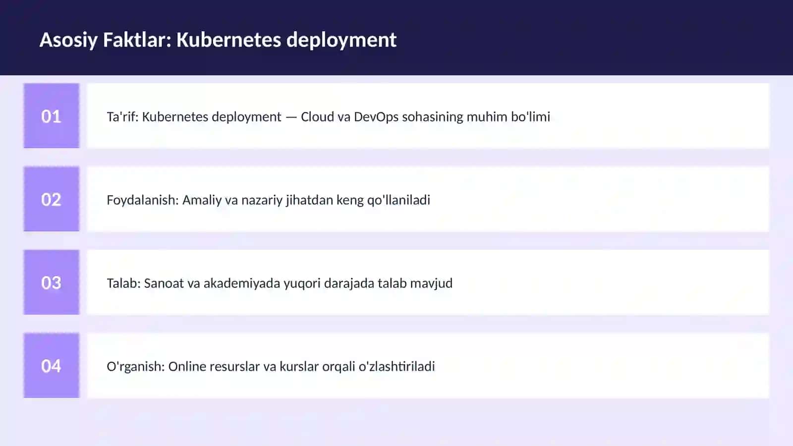 Kubernetes deployment 3