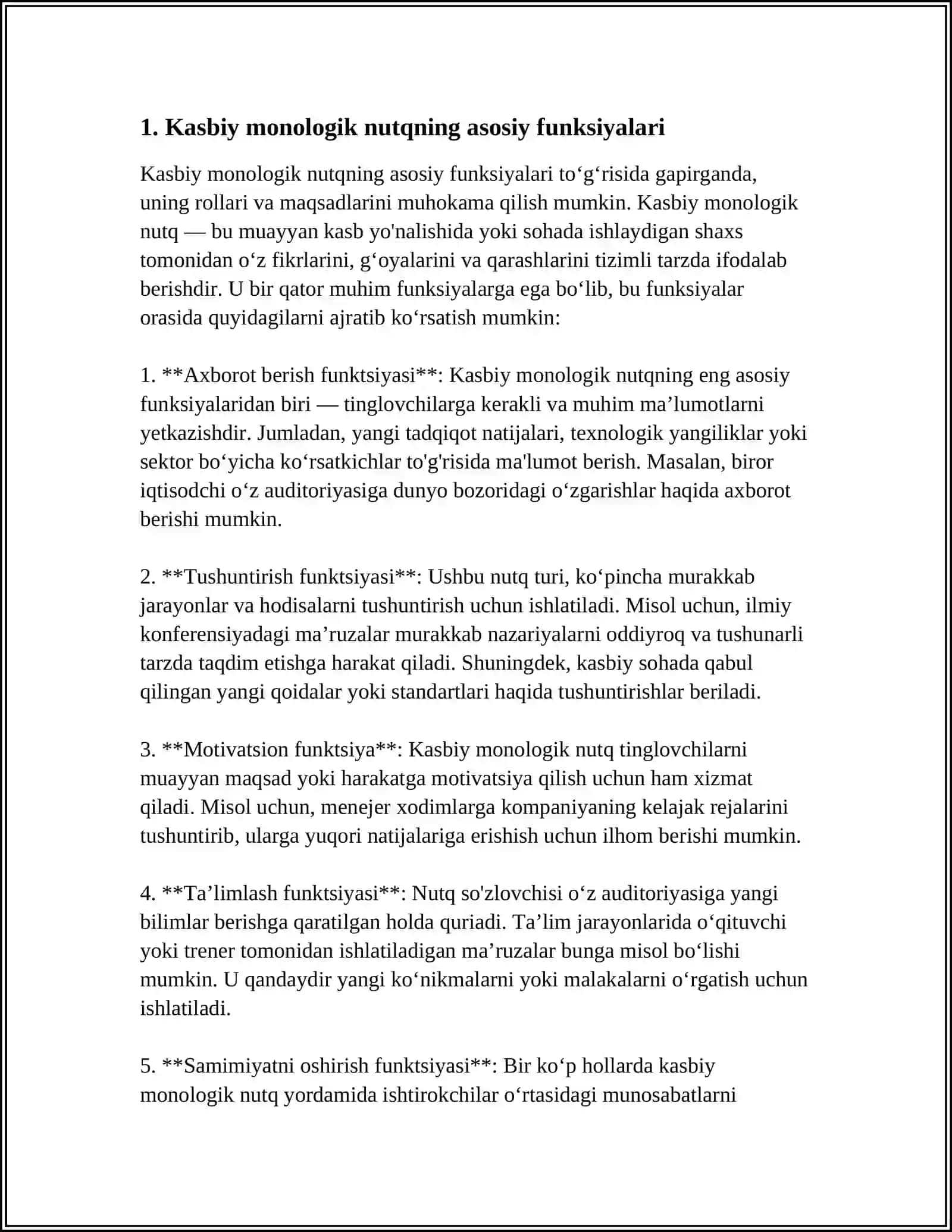 KASBIY MONOLOGIK NUTQ 3