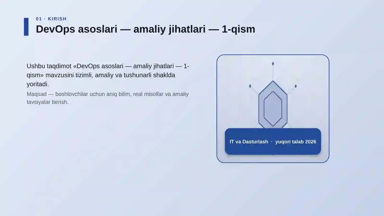 DevOps asoslari — amaliy jihatlari — 1-qism 3