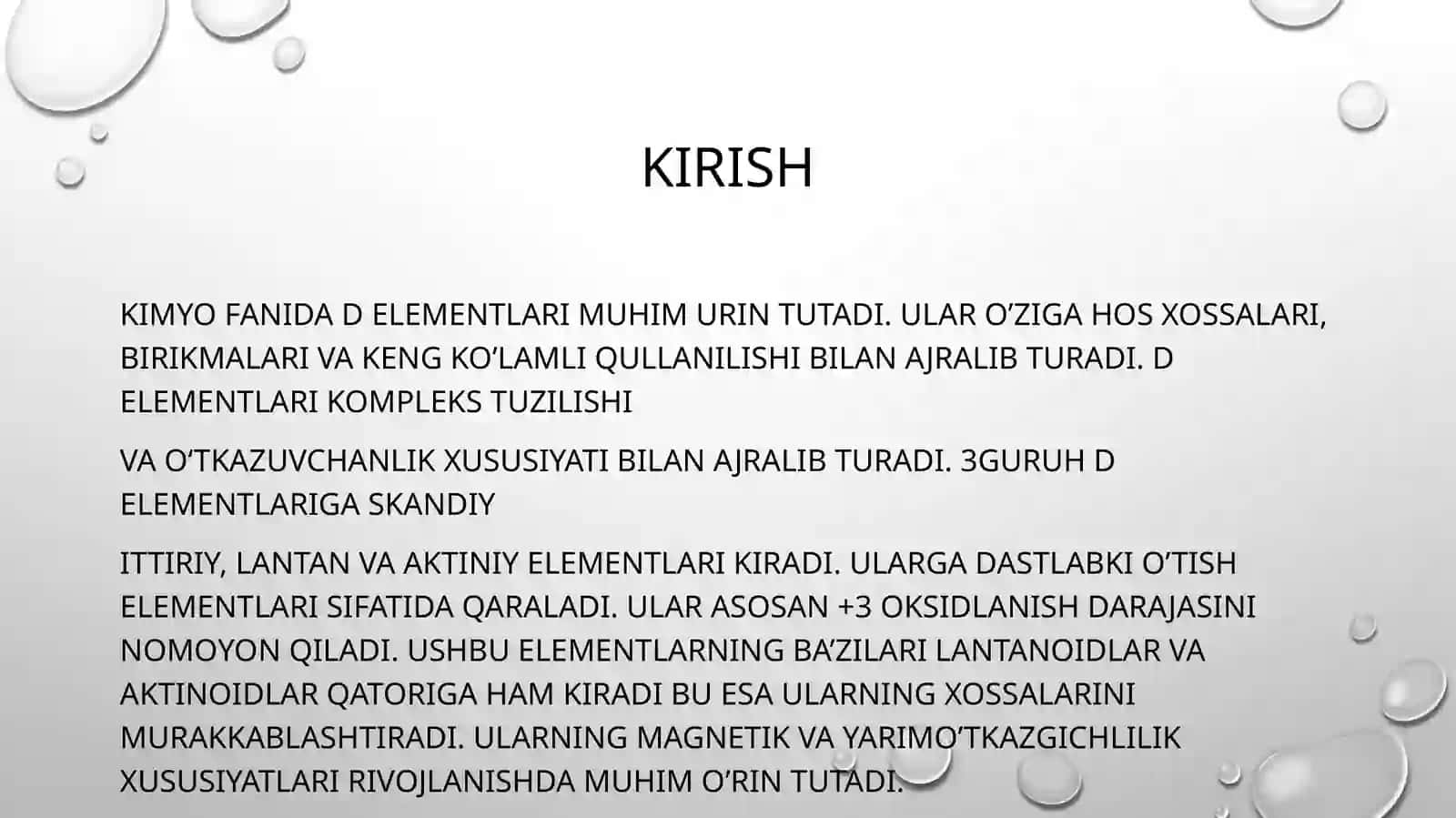 3guruh d elementlari 3