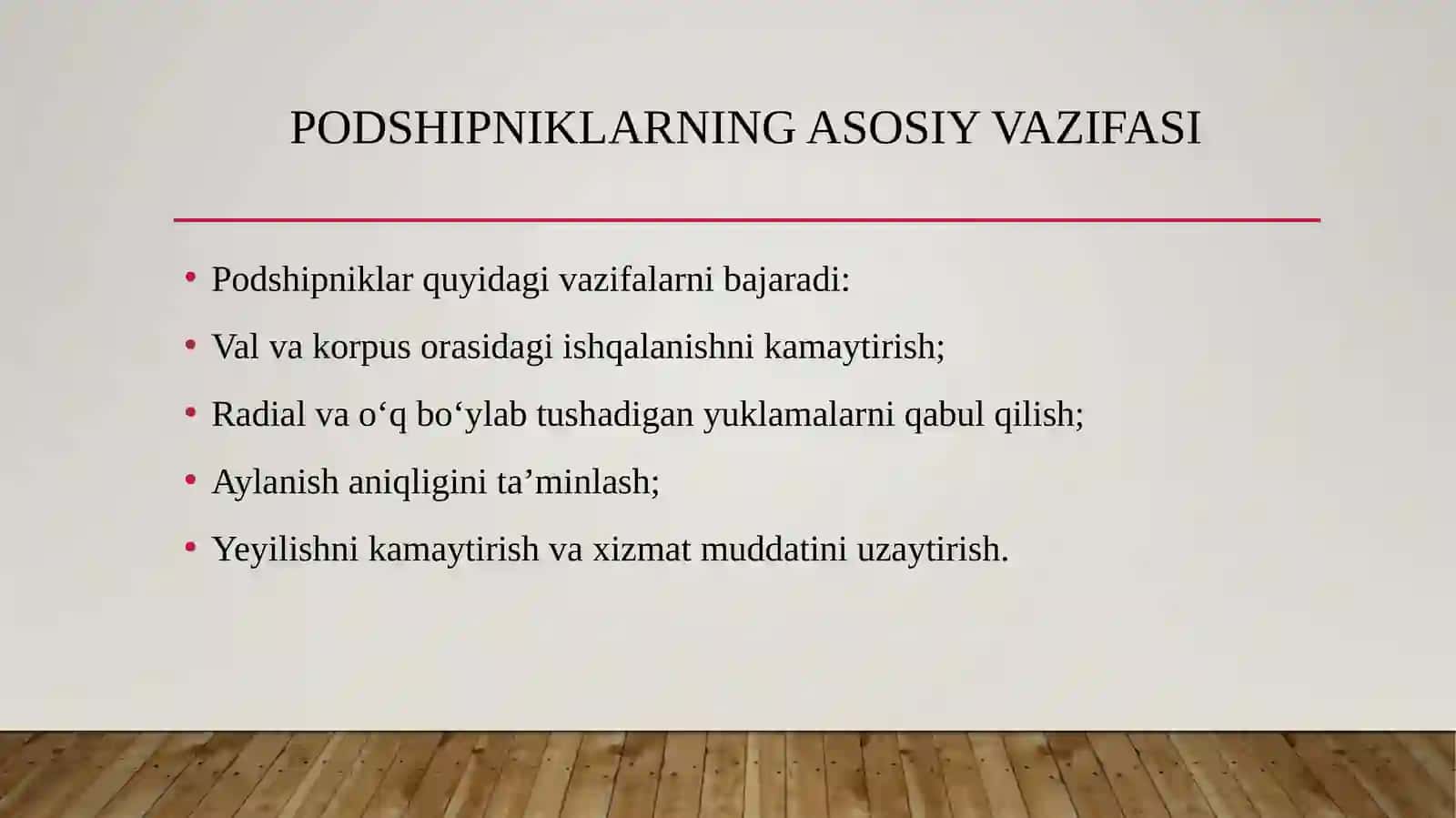 Podshipniklar va ularning tanlanishi 3