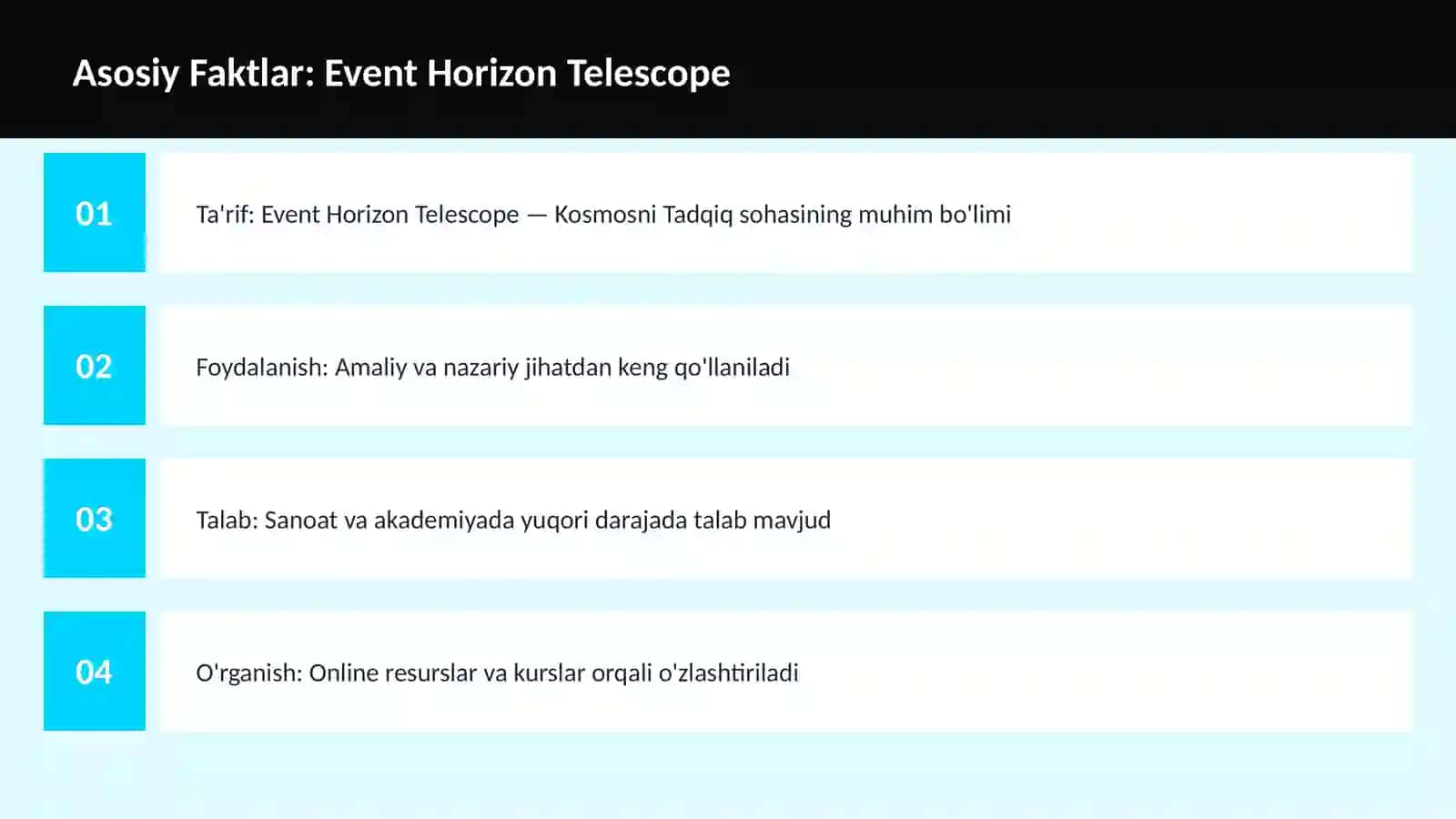 Event Horizon Telescope 3