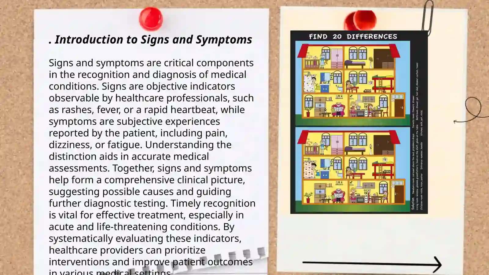 Difference Between Sign and Symptom Report 3