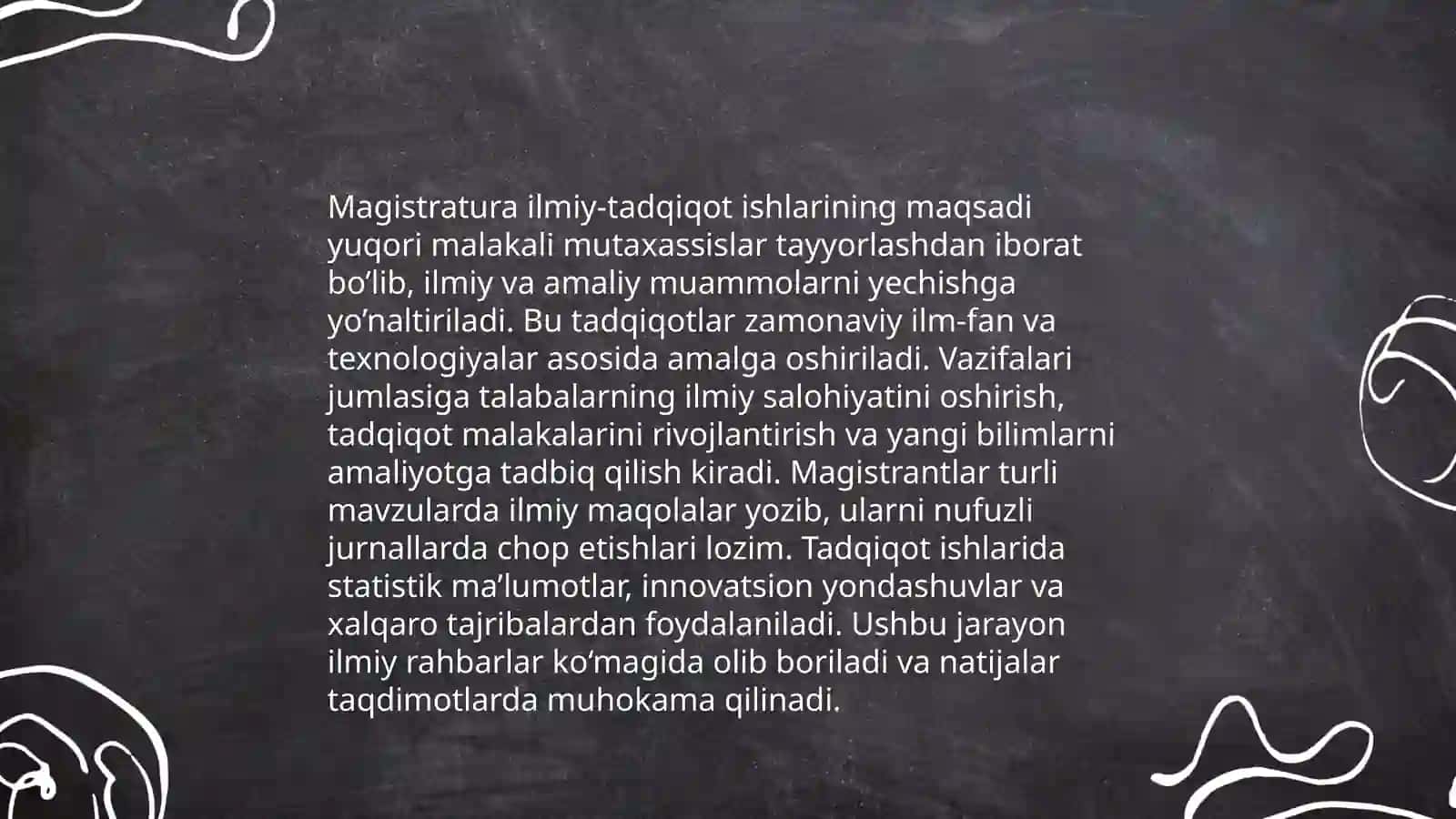 Magistraturada ilmiy-pedagogik ishni tashkil etish metodikasi 3