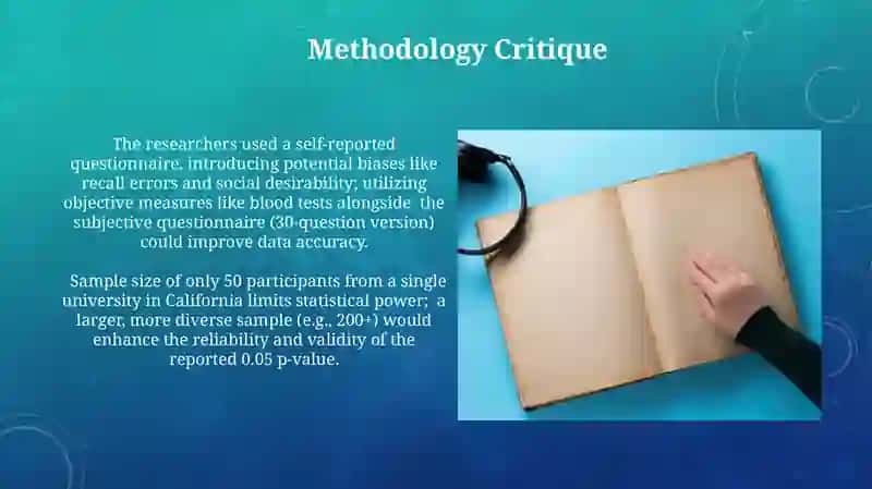 Critical review of science article 3