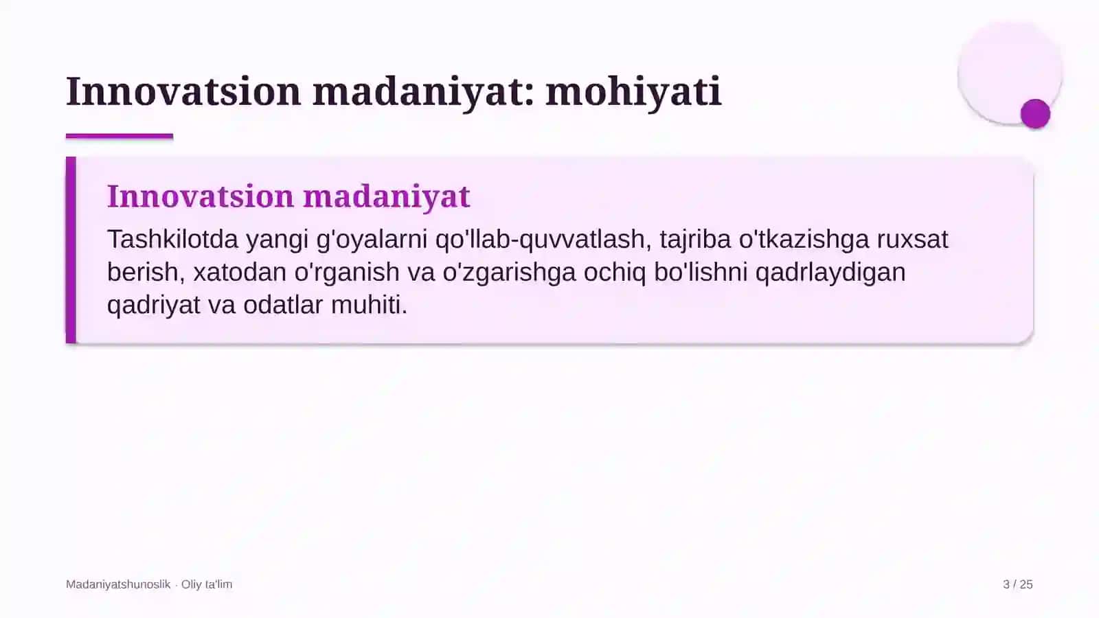 Innovatsion madaniyat: mohiyati 3