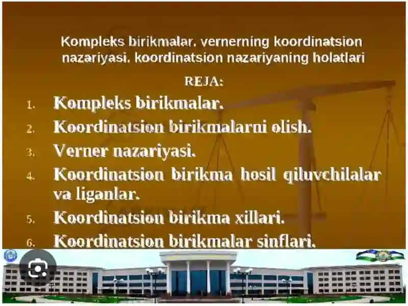Kompleks birikmalar 3