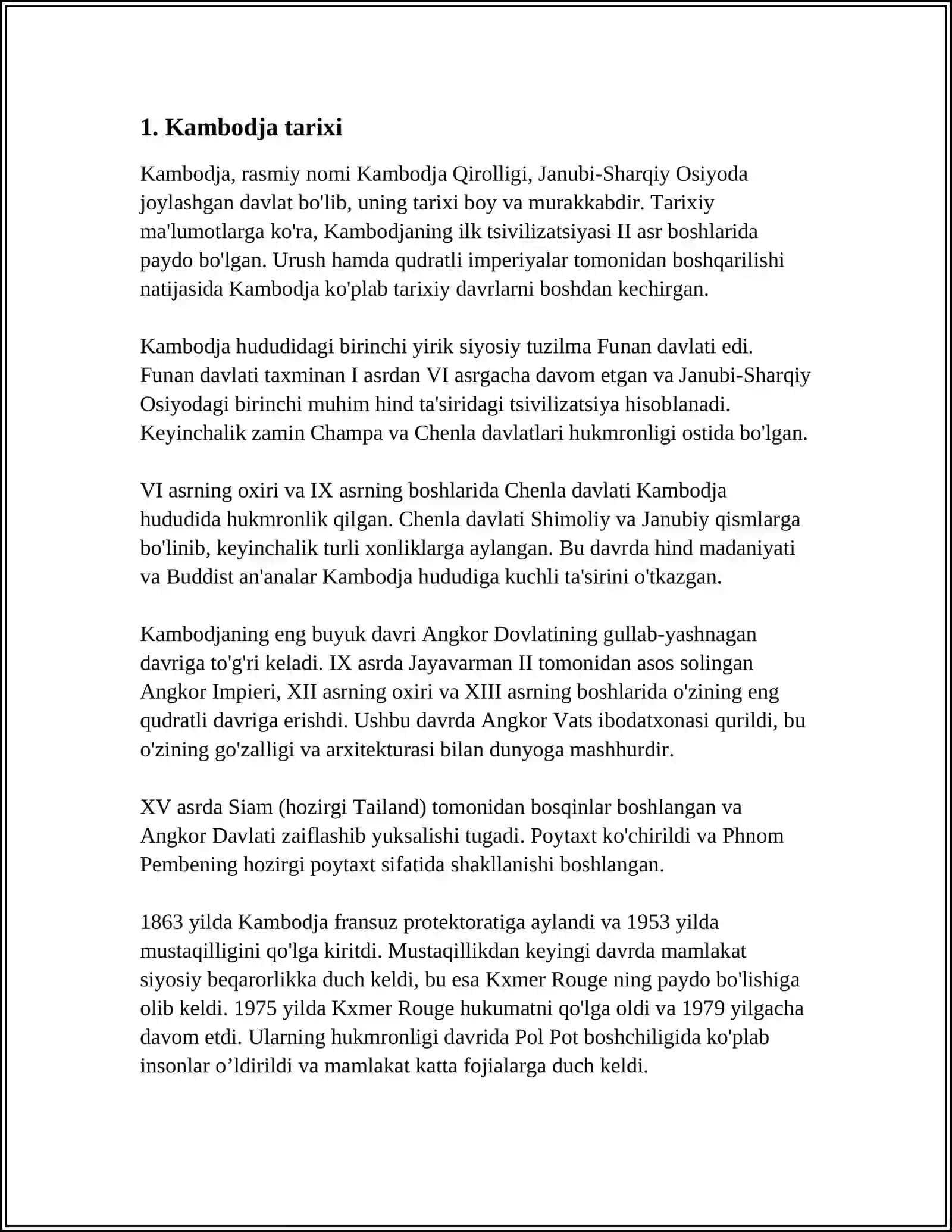 KAMBODJA DAVLATI 3