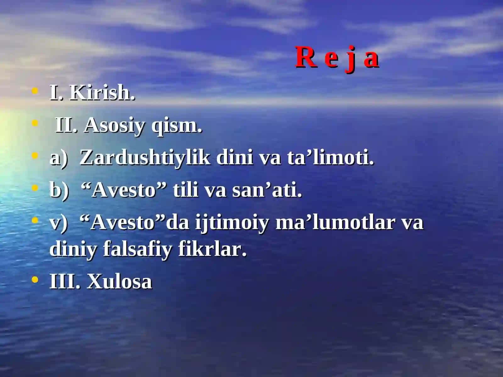 “AVESTO” IJTIMOIYHAYOT 3
