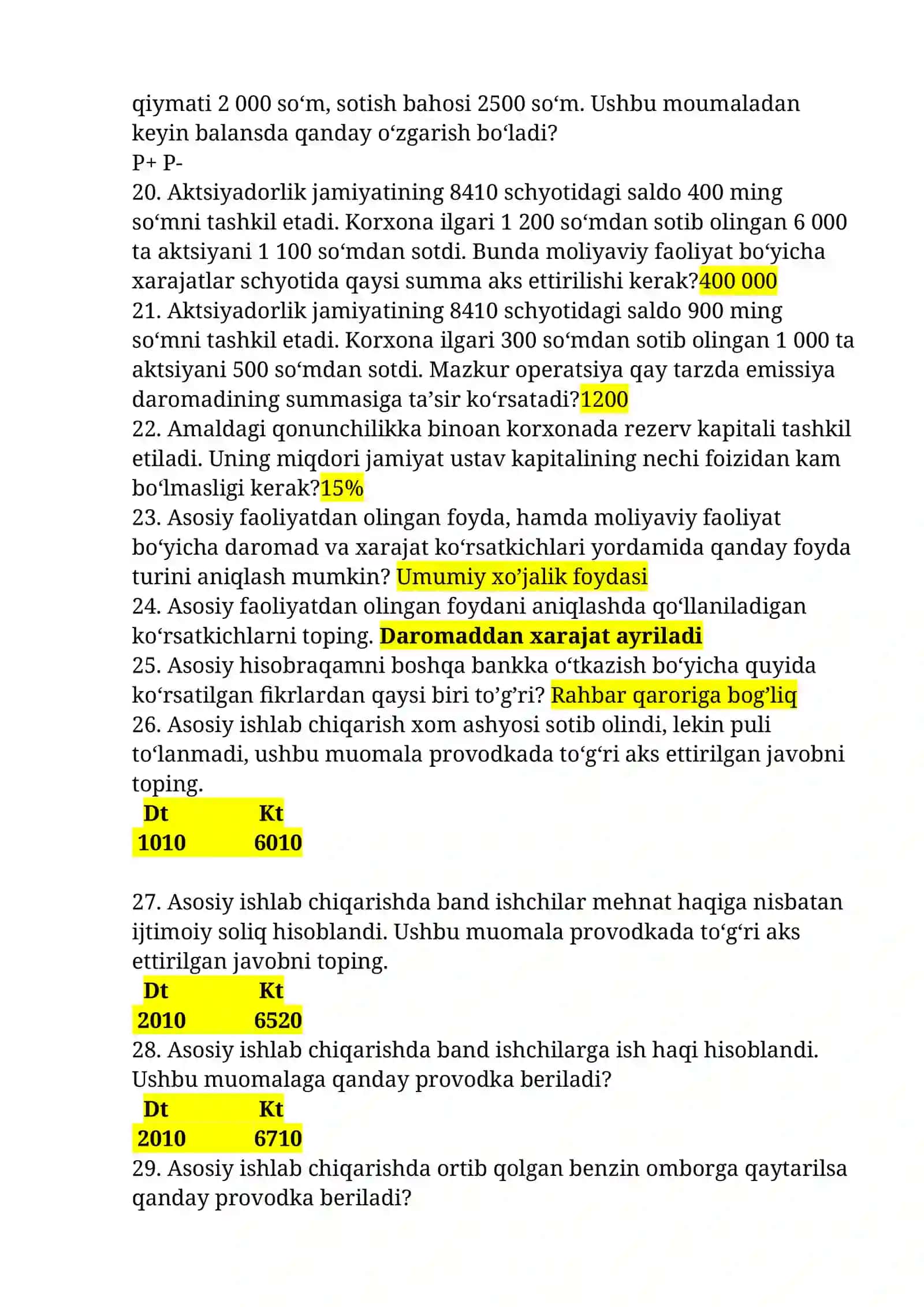 Yangi xodimning birinchi mehnat ta’tili qachon beriladi? 3