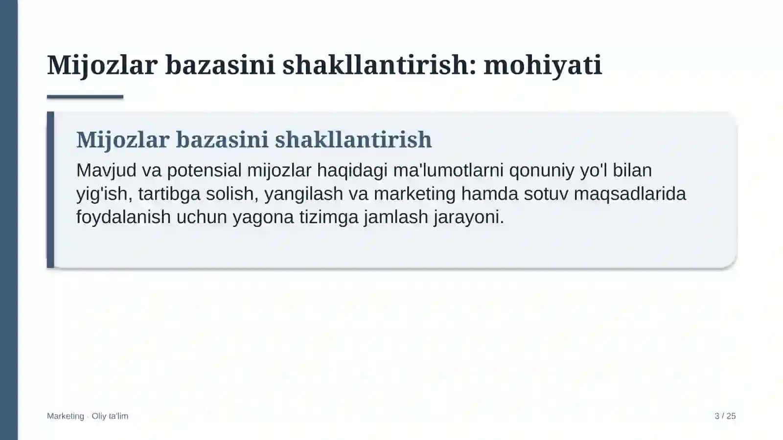 Elektr transportida mijozlar bazasini shakllantirish 3