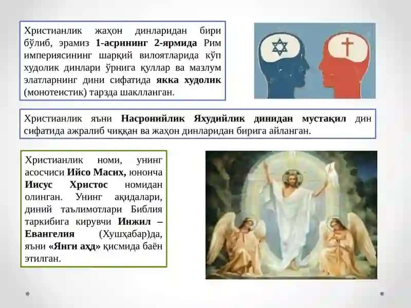 Xristian Dini Tarixi va Asosiy G‘oyalar 3