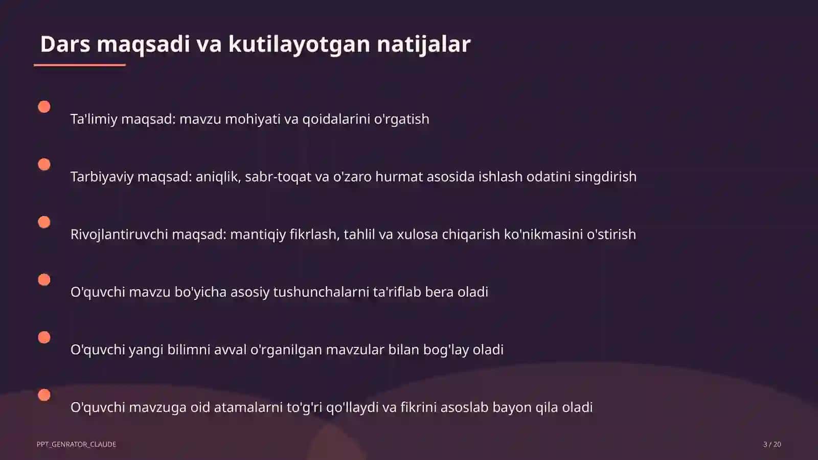 Hayot yo'lini tanlash: maqsad va reja (11-sinf) 3
