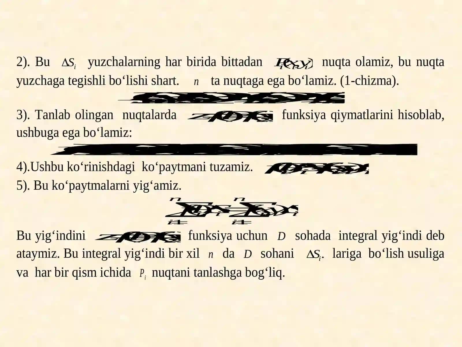 Ikkiо‘lchovli integral 3