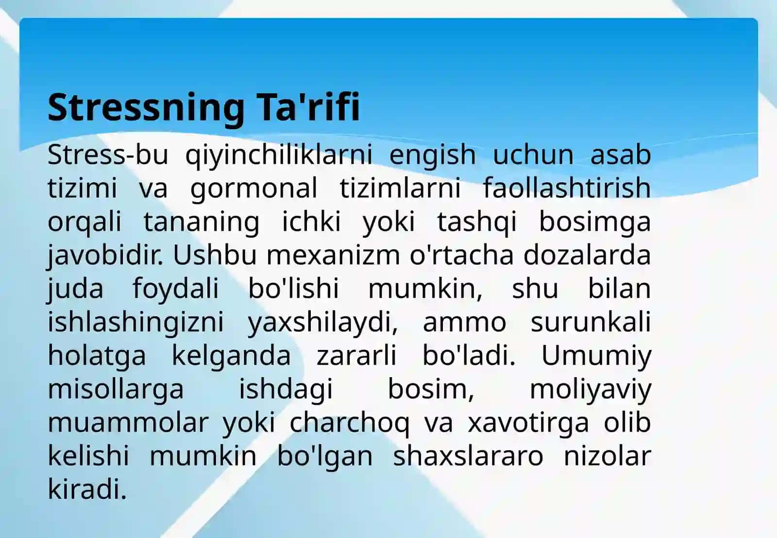 Stress vatravmatikStress 3