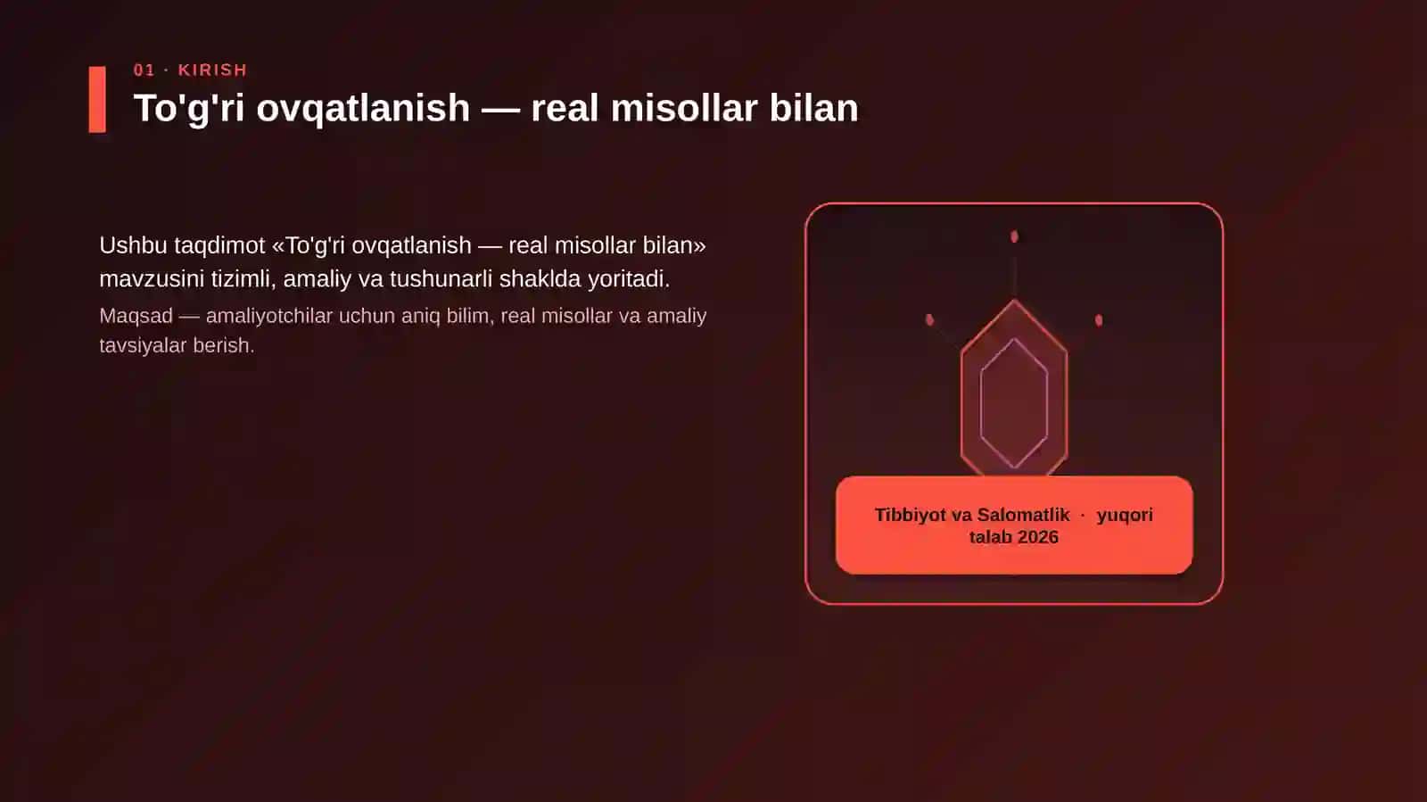 To'g'ri ovqatlanish — real misollar bilan 3