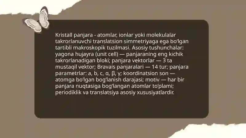 Kristall panjara 3