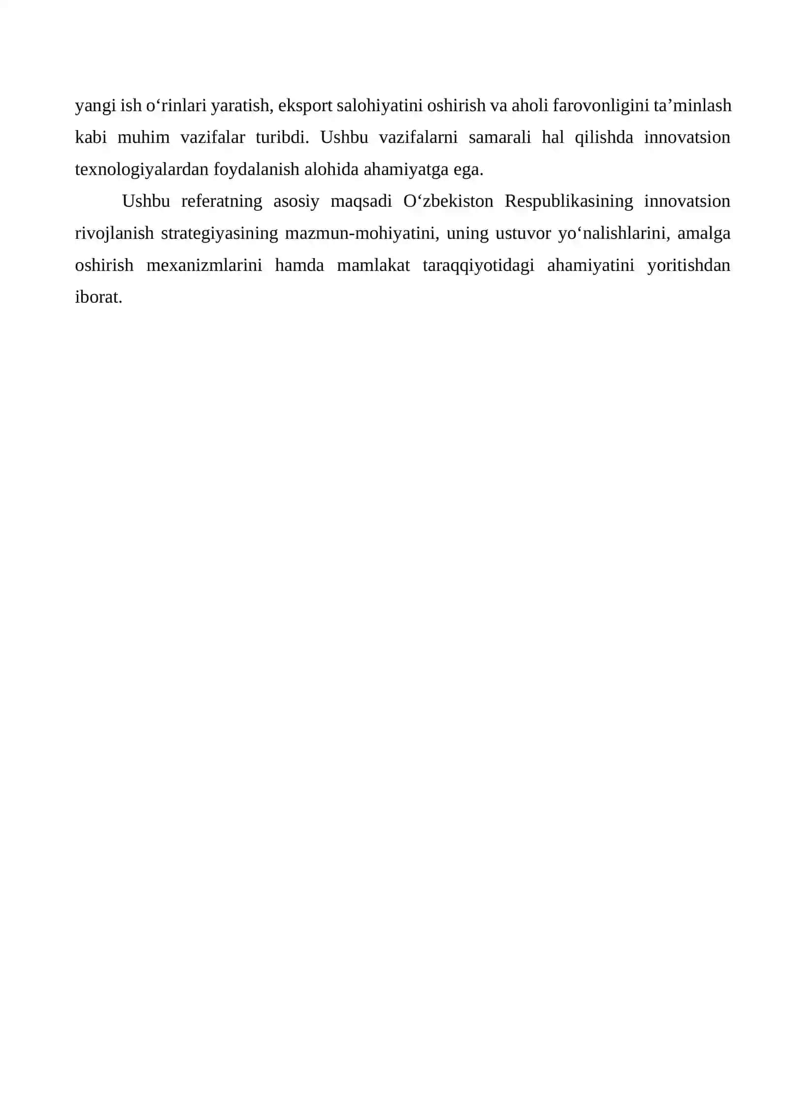 Innovatsion faoliyatni bank krediti orqali moliyalashtirish muammolari va yechimlari 3