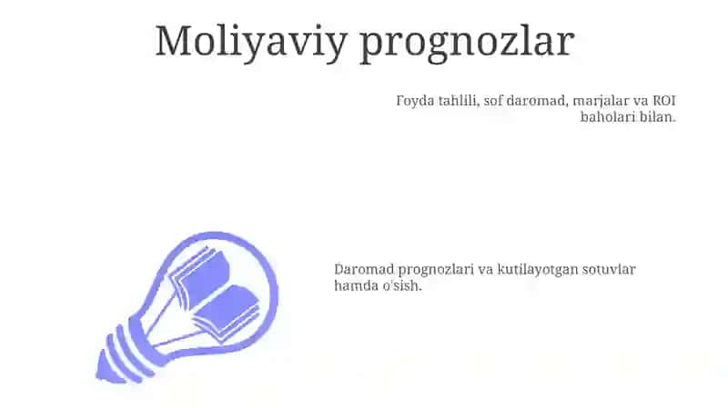 Moliyaviy prognozlar 3