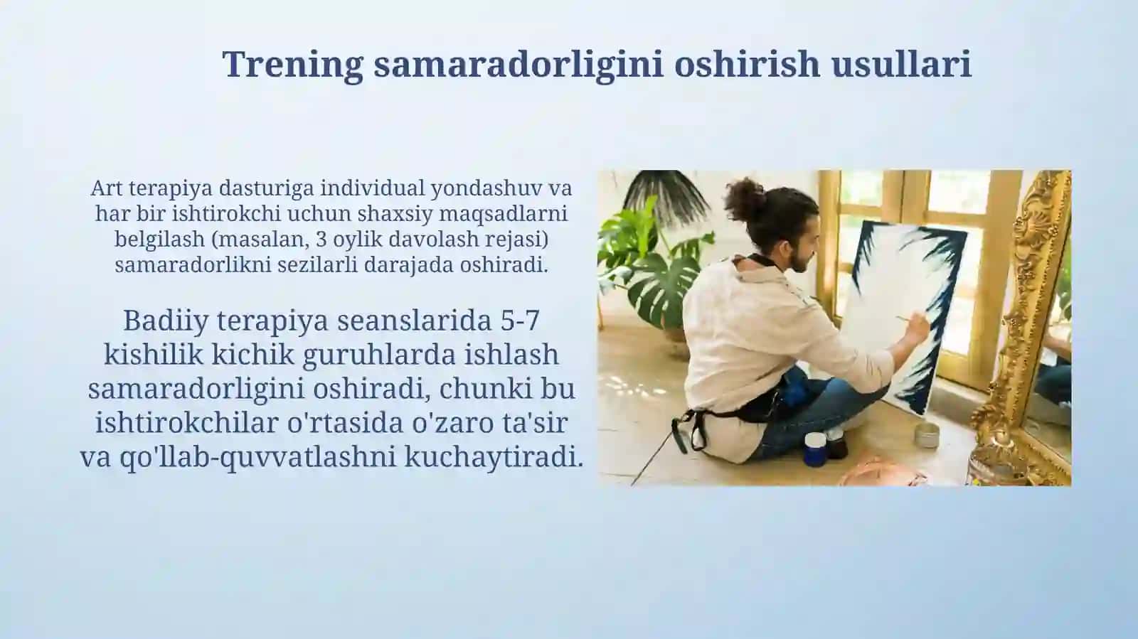 Art terapiya treningi 3