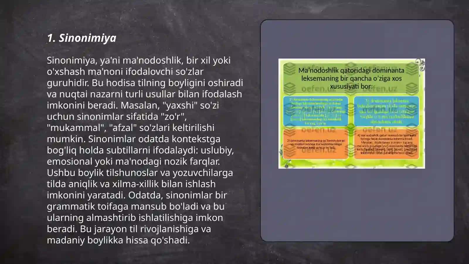 Leksik semantik munosabatlar 3