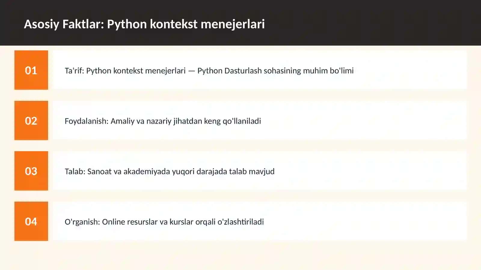DASTURLASH | PYTHON DASTURLASH 3