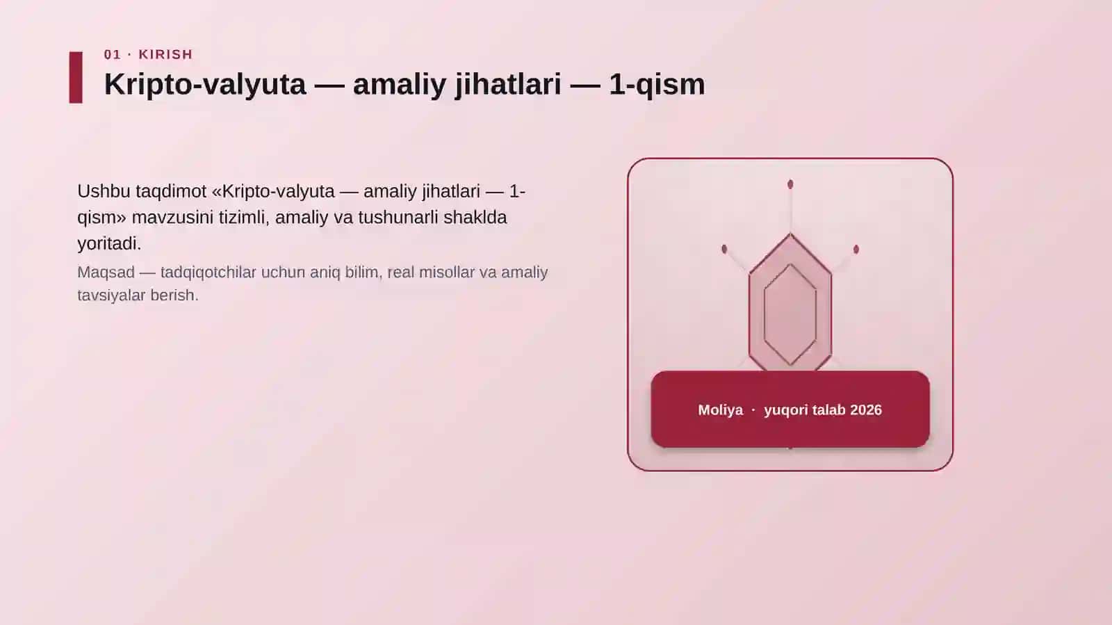 Kripto-valyuta — amaliy jihatlari — 1-qism 3