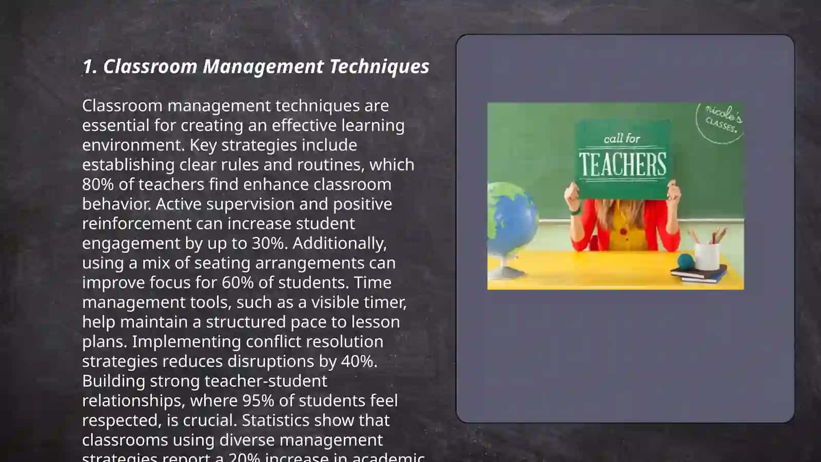 Being teachers 3