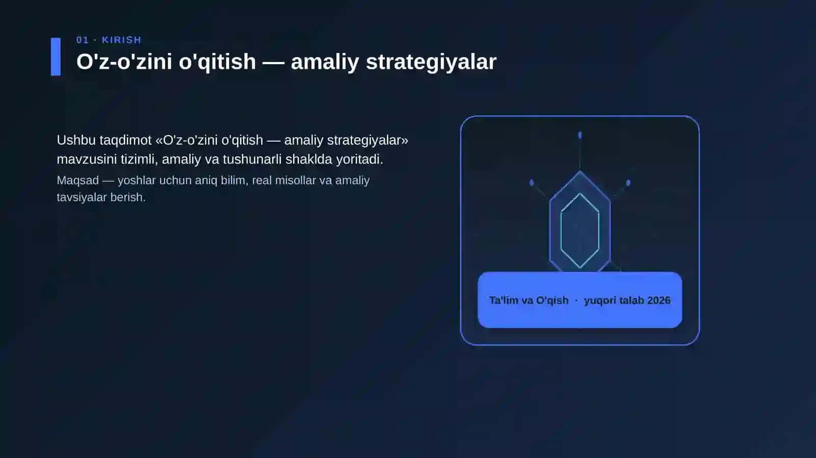 O'z-o'zini o'qitish — amaliy strategiyalar 3