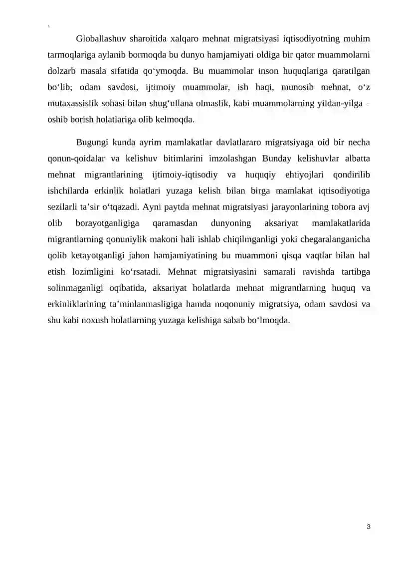 Ishchi kuchi migratsiyasining iqtisodiy va ijtimoiy jihatlari 3