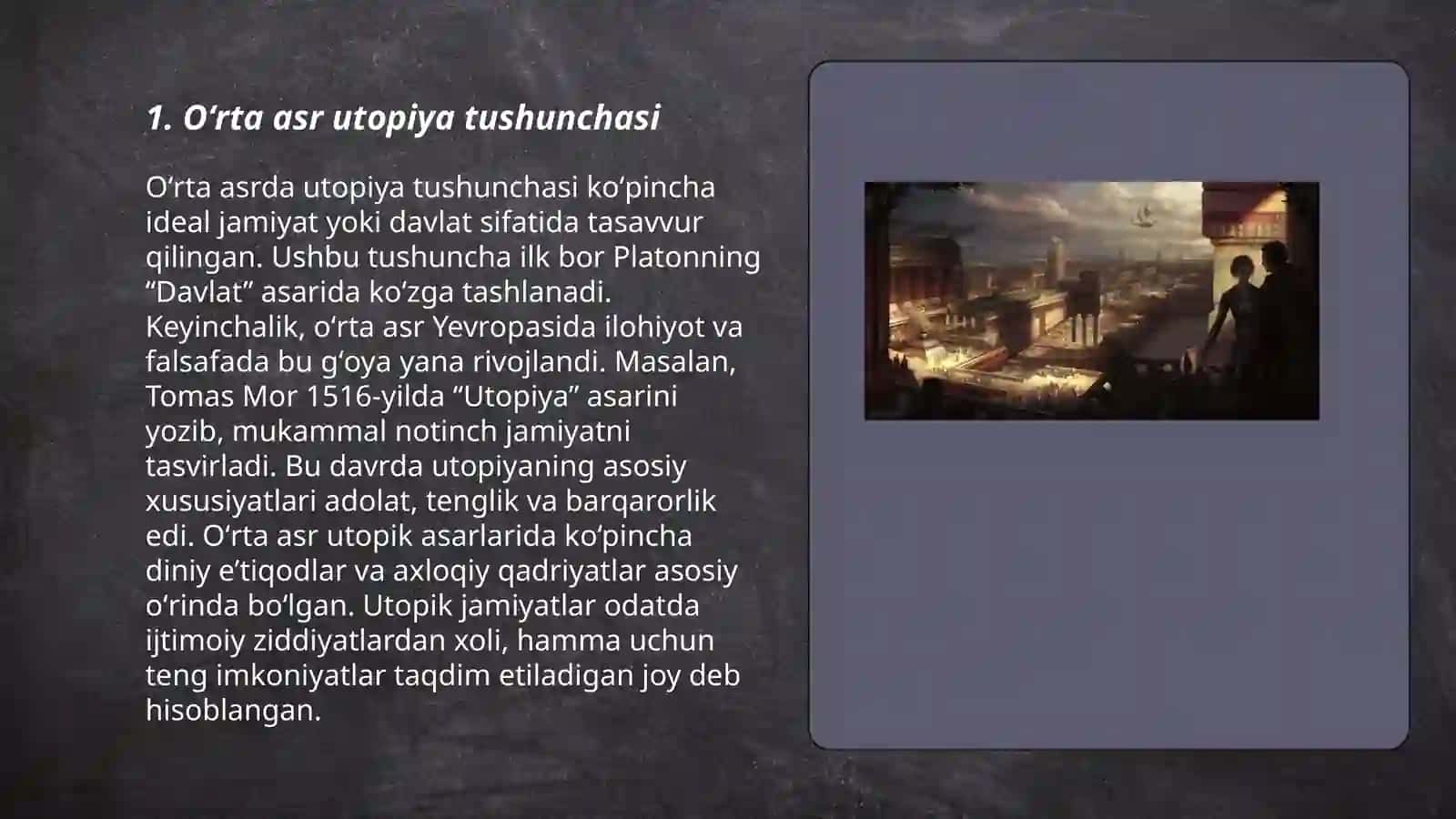 O'rta asr utopiyalari 3