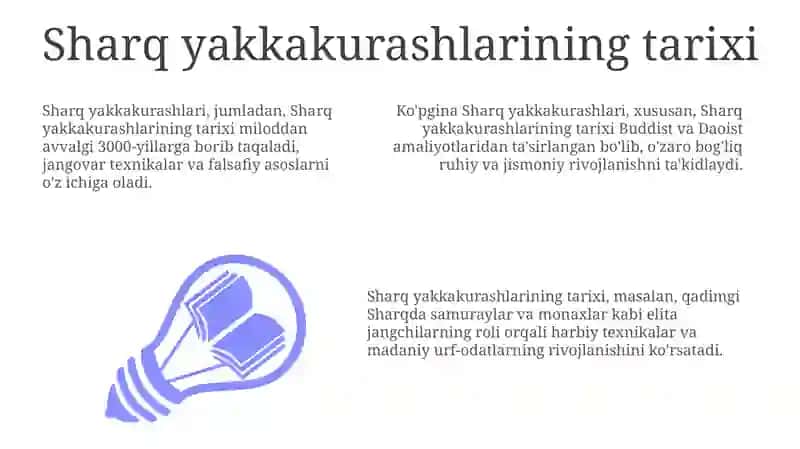 Sharq yakkakurashlari 3