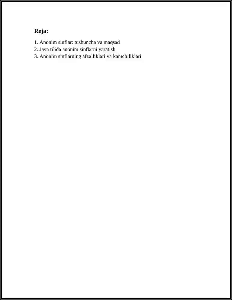 ANONIM SINIFLAR VA LAMBDA IFODALANG 3