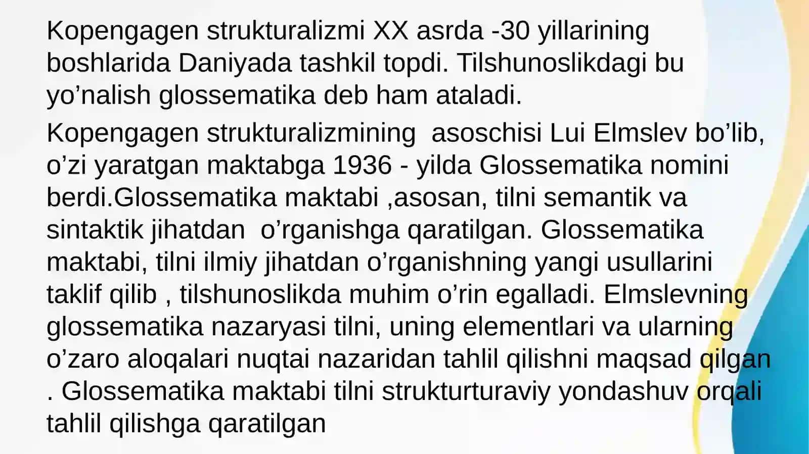 GLOSSEMATIKA MAKTABI TA’LIMOTI 3