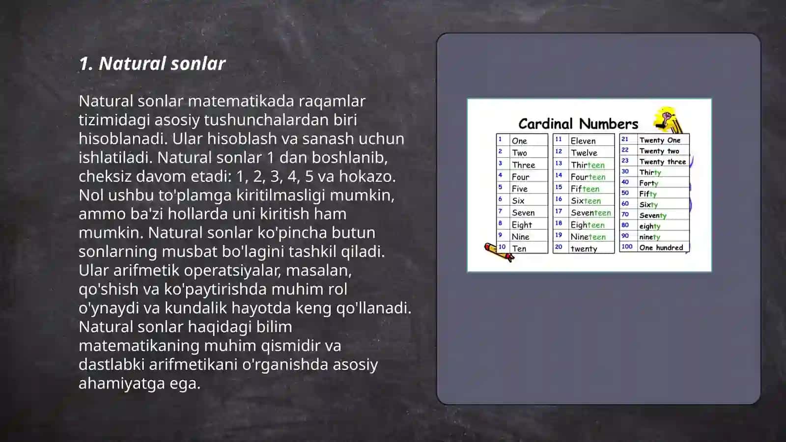 Natural sonlar 3