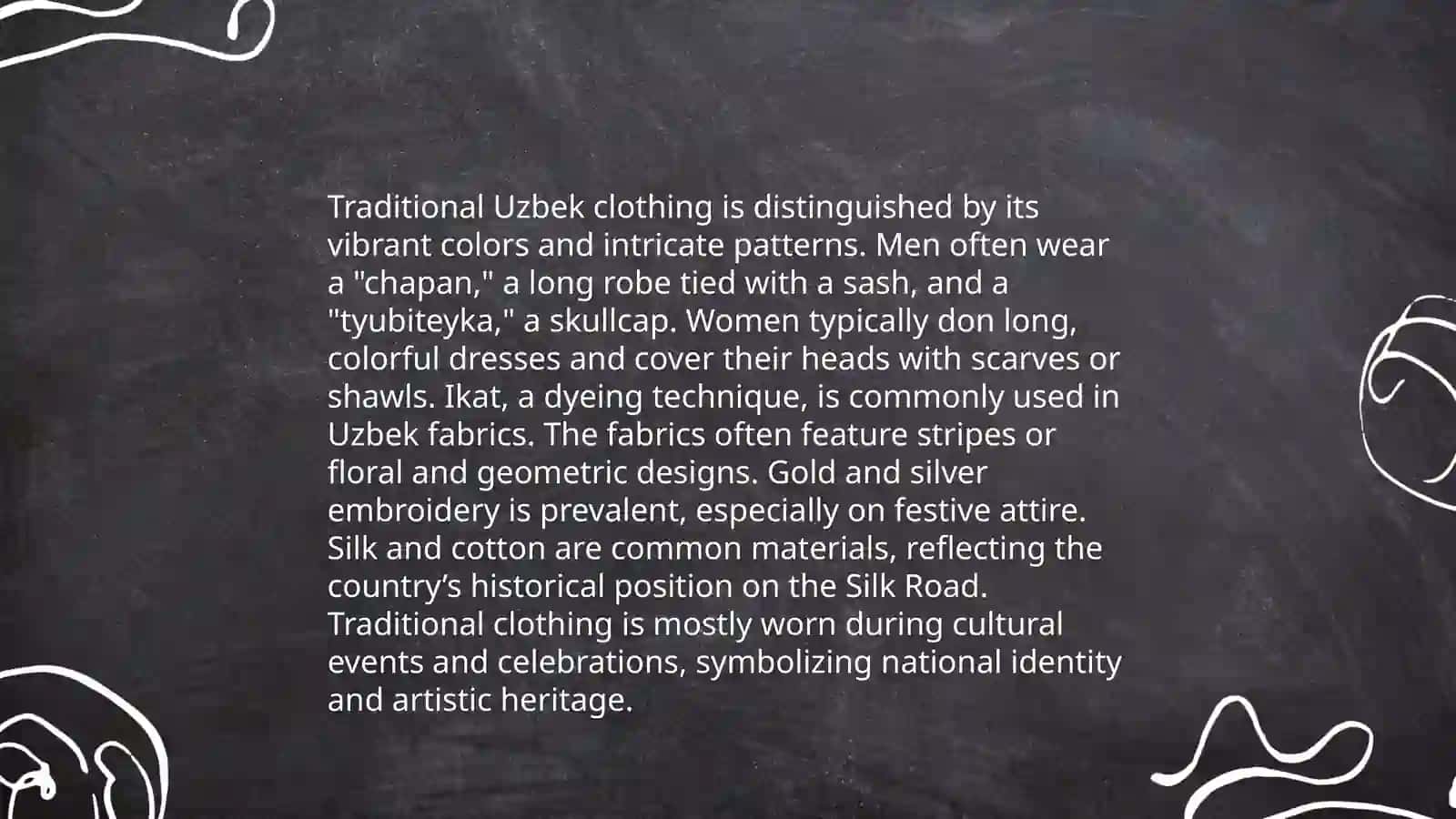 Traditional Uzbek Clothing 3