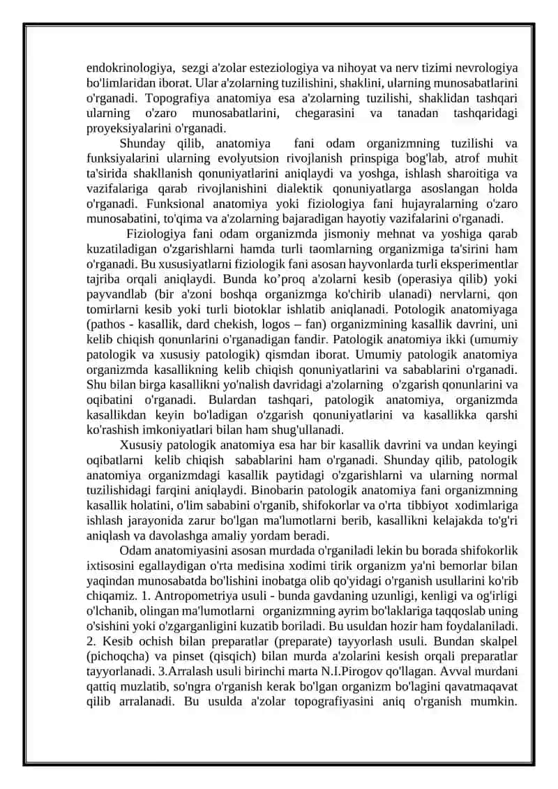 Odam anatomiyasi 3
