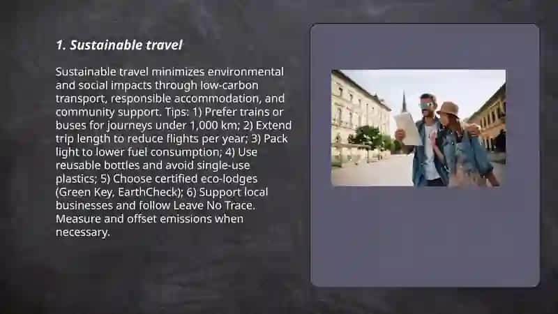 Sustainable Travel Tips 3
