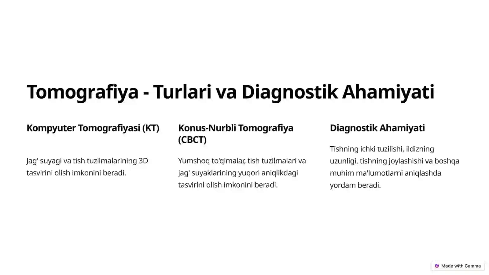 Ortodontiyada Rentgenologik Tekshiruv Usullari 3