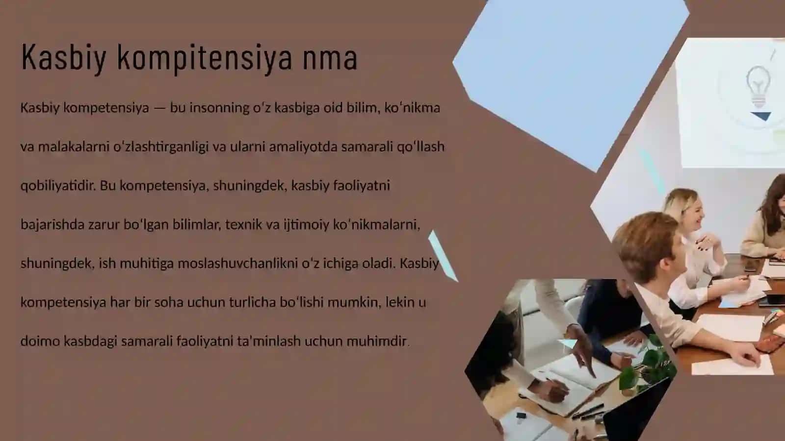 Kasbiy kompetensiya 3