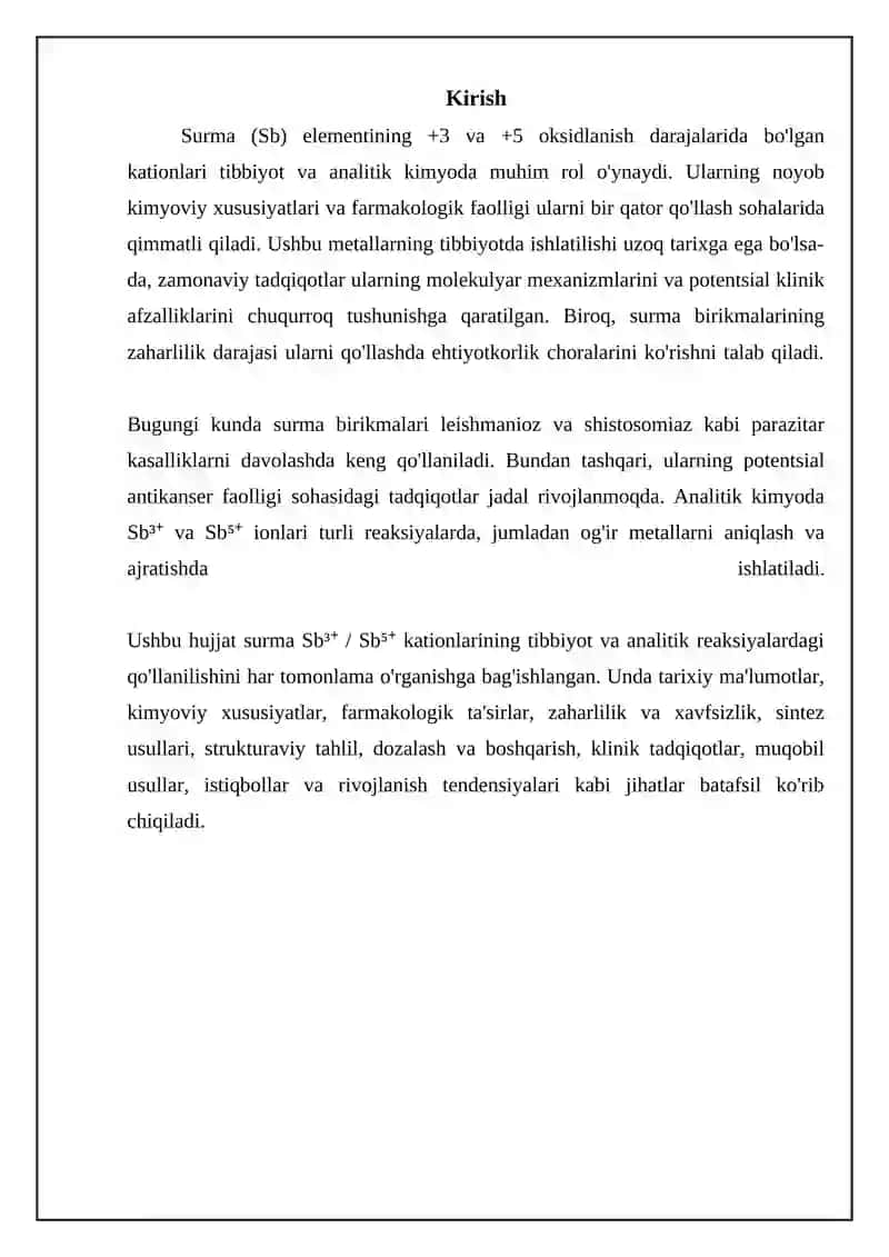 Surma (Sb) elementi 3