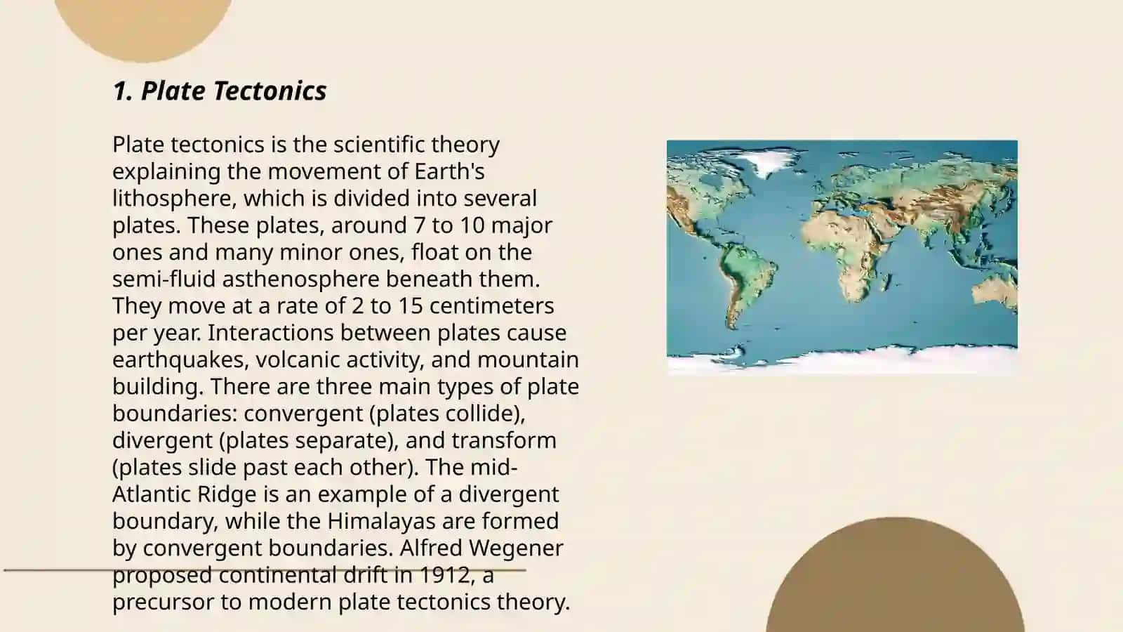 Geographical torations 3