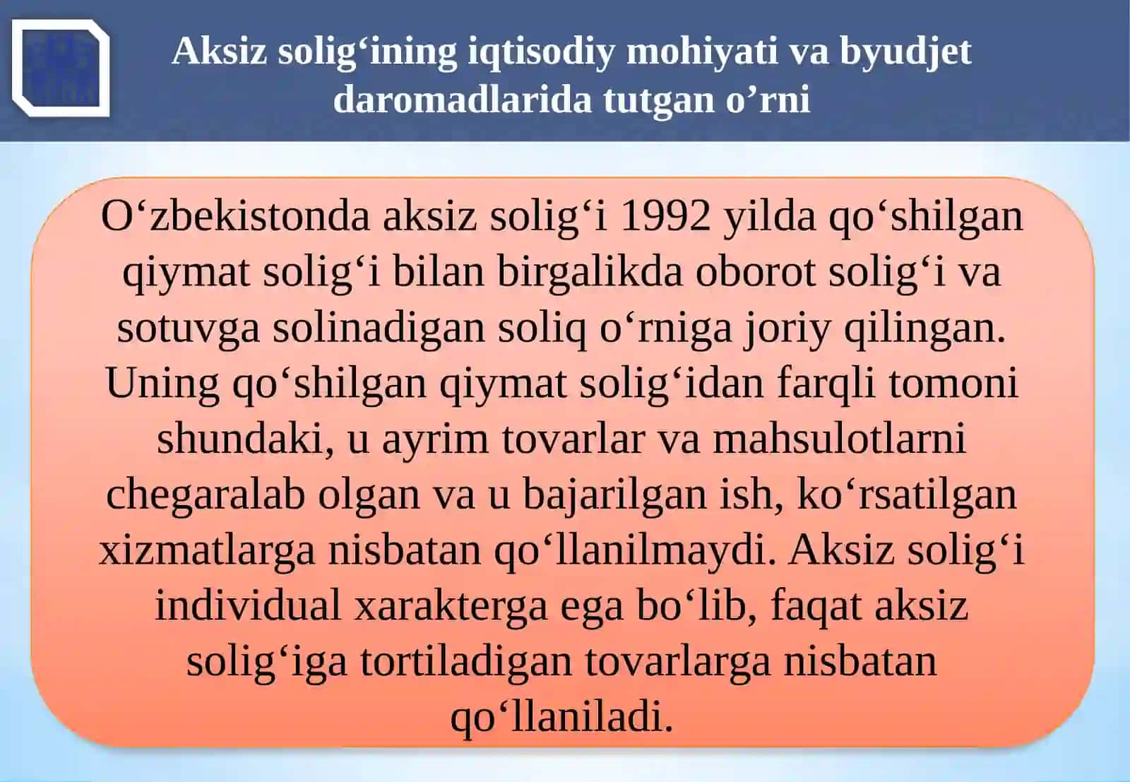 Aksiz solig‘i 3