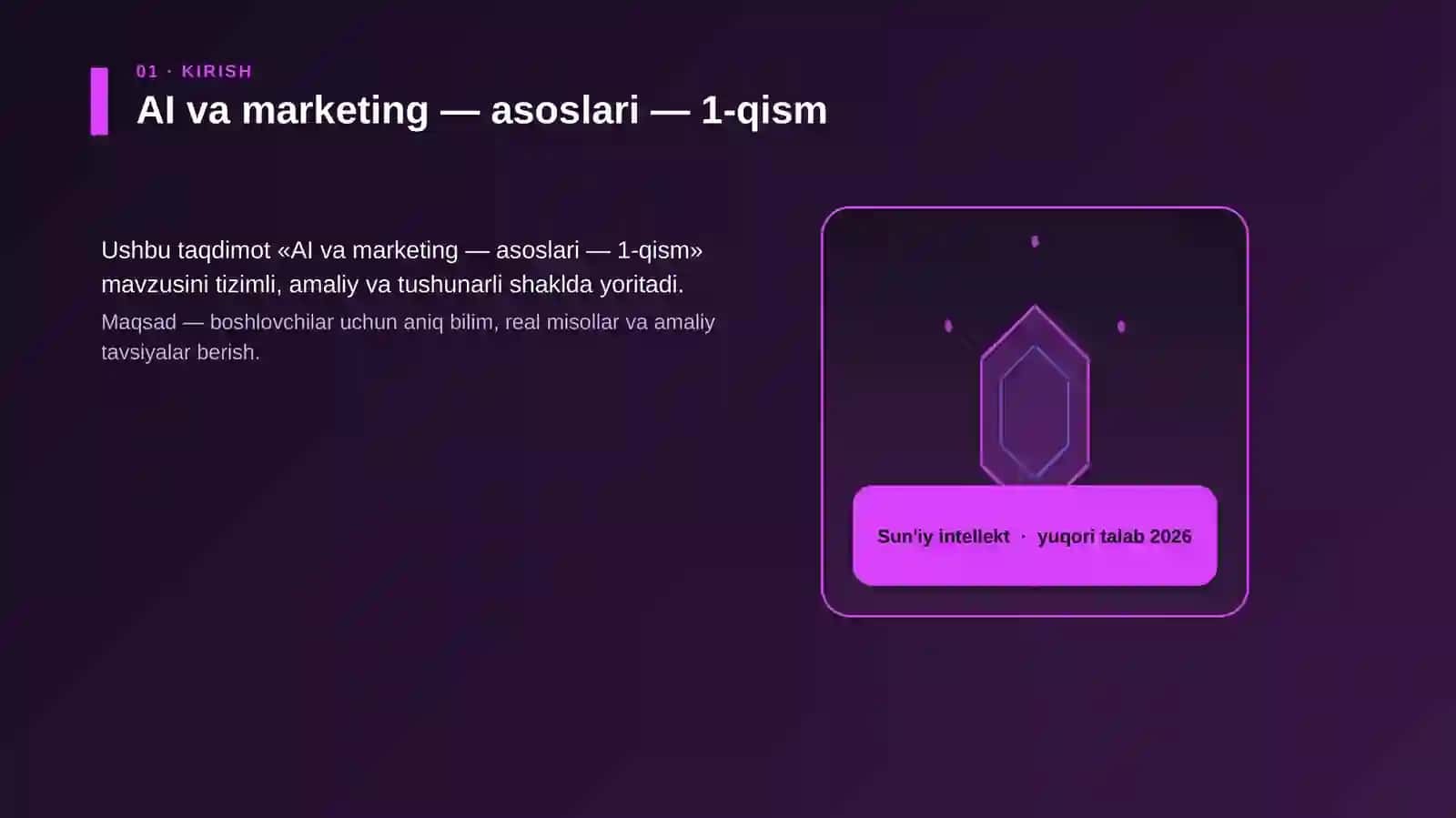 AI va marketing — asoslari — 1-qism 3