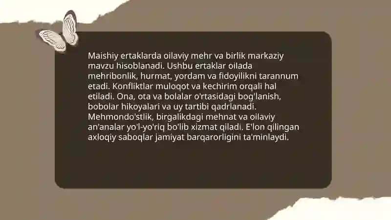 Maishiy ertaklar 3