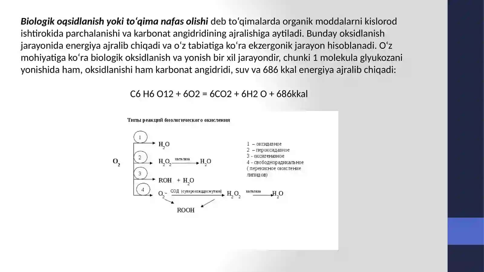 Biologik oksidlanish 3