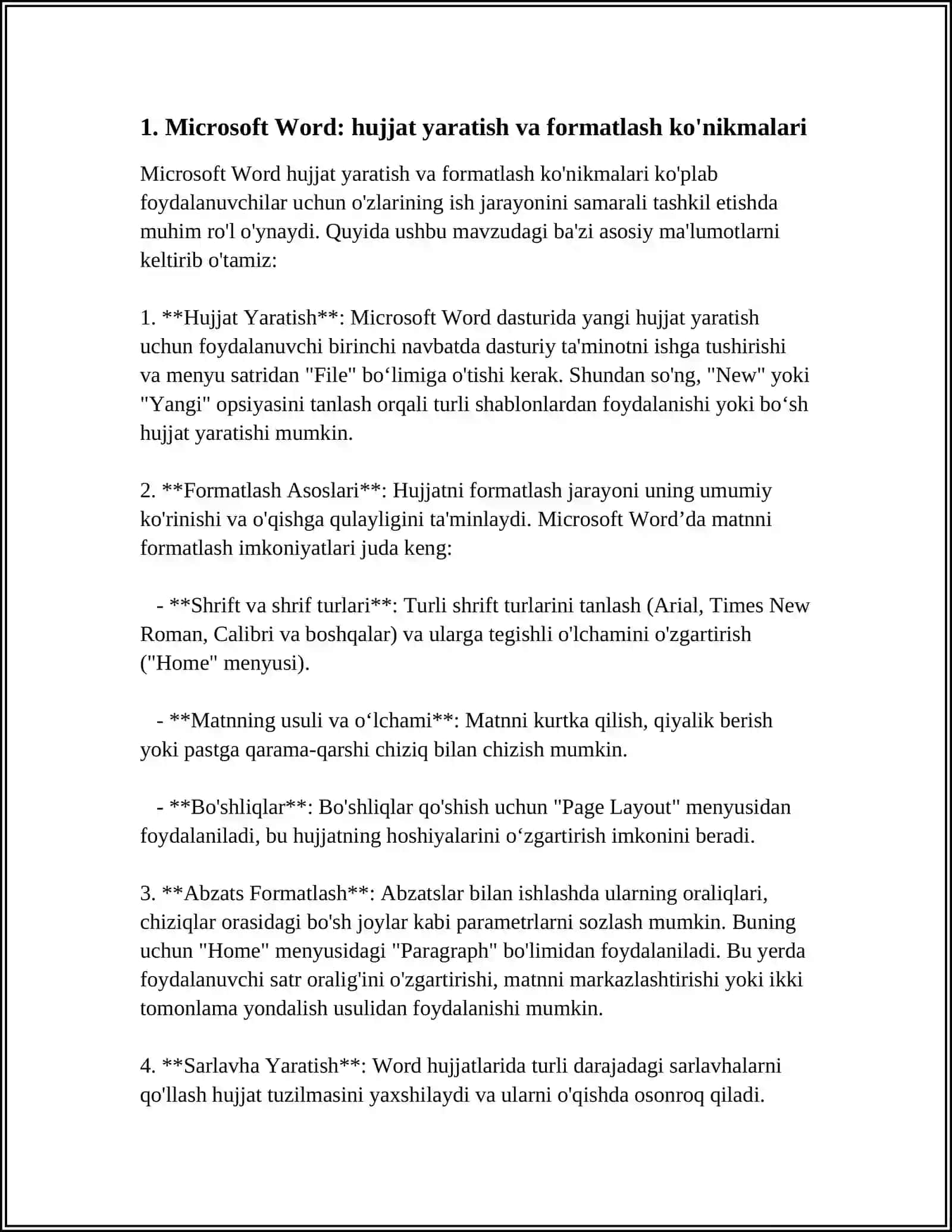SKILL DEVELOPMENT COURSE MS OFFICE 3
