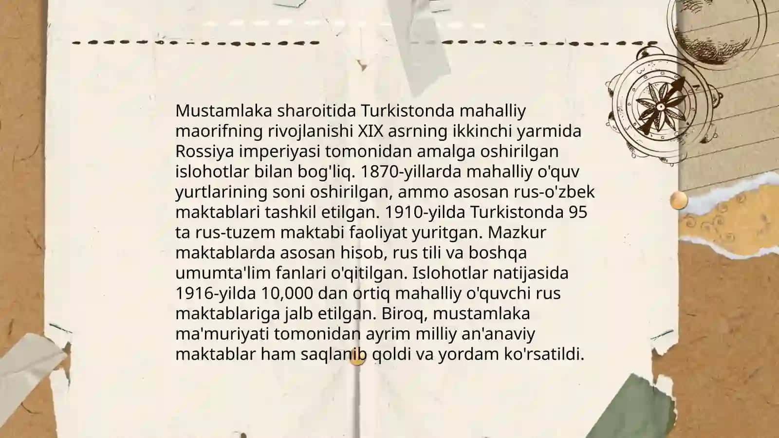 Mahalliy maorifning tarixi 3